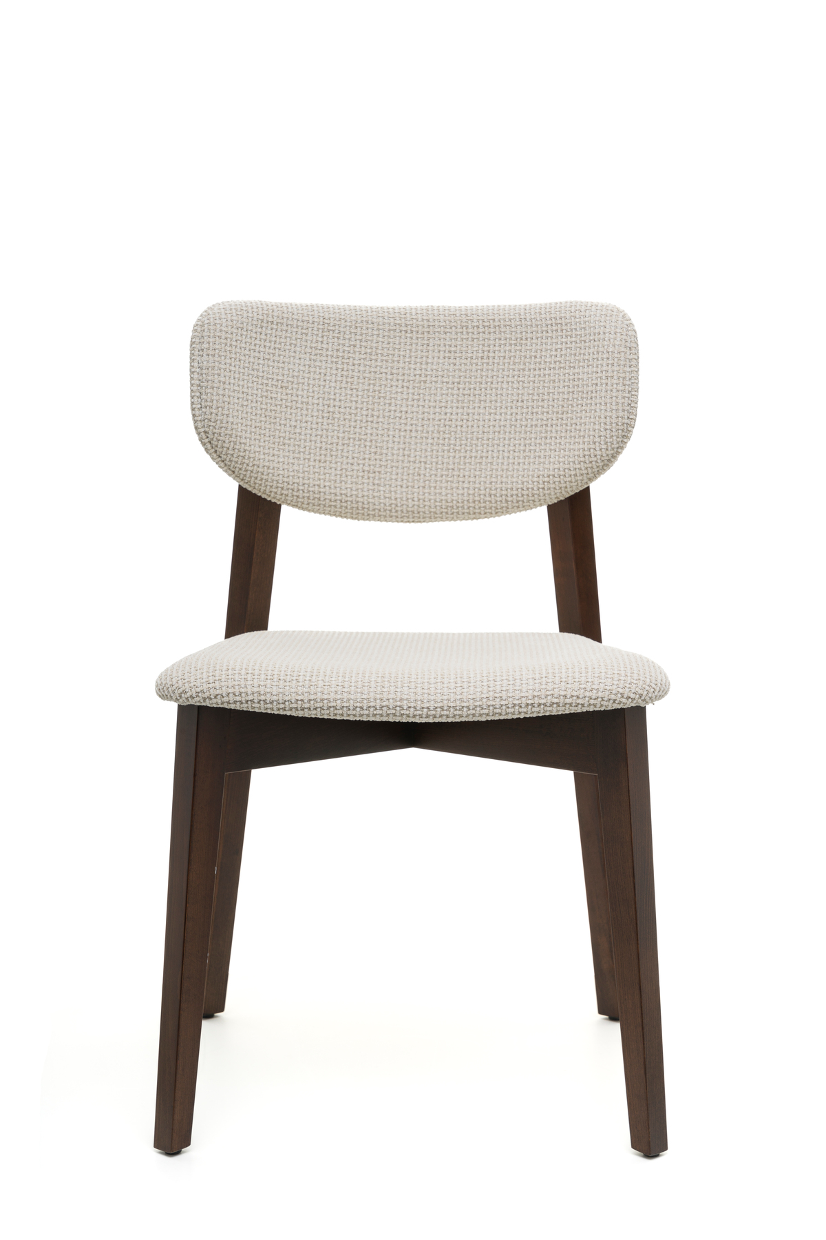 Leto Ceviz Ahşap 2'li Silinebilir Kumaşlı Sandalye – Modern & Ergonomik Tasarım, Yumuşak Dokulu - Görsel 2